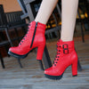 Mid heel Martin boots - Women's Shoes - Verzatil 