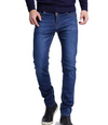Jeans Slim Straight With Generous Give and Comfortable Waist Fit - Verzatil 