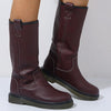 Solid color rider boots - Women's Shoes - Verzatil 