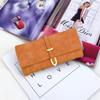 New Ladies Purse lovely buckle nubuck leather wallet - Verzatil 