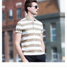 Business casual short sleeve striped Polo Shirt - Verzatil 