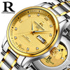 Genuine Rui edge watches men's automatic mechanical watches business men's watch luminous hollow water-proof fine steel - Verzatil 