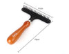 Thick needle stainless steel hair removal comb - Verzatil 