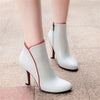 Women's Boots Stiletto pointed high heels 45 short- women shoes - Verzatil 