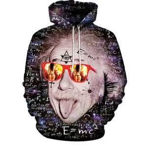 Autumn and winter new hoodies Shirt Street fashion Personality youth 3D character fun Hoodie sweater - Verzatil 
