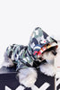 Camouflage Color Block Hooded Pet Sweatshirt