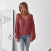 Autumn and winter women's halter loose sweater top - Verzatil 