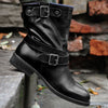 Leather sleeve Martin boots -  Women's Shoes - Verzatil 