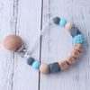 Wood Silicone Beads Pacifier Clip for Baby - Verzatil 
