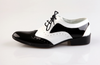Black-and-white fashionable men's Shoes - Verzatil 