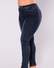 Extra large size fashion high elastic denim pants women - Women's Bottom - Verzatil 