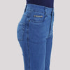 Fall Winter Women's Trousers Stretch Straight Leg Slim High Waisted Jeans - Verzatil 