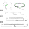 Diamond Inlaid Pet Cat Collar Pets Shiny Crystal Elastic cats Collars Footprints Accessories For Kitten Dog Collar Cat Necklace - Verzatil 