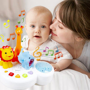 Toy Piano Keyboard Educational Infant Toy , Lights And Music, Animal Sounds - Verzatil 