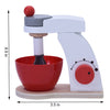 Wooden Simulation Make-a-Cake Mixer Set With A Crank That Spins Mixer Wood Chip - Verzatil 
