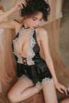 Lace lingerie nightgown - Verzatil 