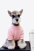 Bear Graphic Ribbed Trim Pet Sweatshirt