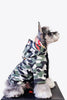 Camouflage Color Block Hooded Pet Sweatshirt