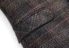 Men's Blazer Striped Jacket Elbow Patch Blazer - Verzatil 