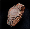 Fashion Bling Casual Ladies Female Quartz Gold Watch Crystal Diamond - Verzatil 