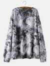 Butterfly Print Long-Sleeved Round Neck Bottoming Sweater Women - Verzatil 