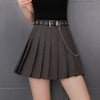 Punk style street skirt pleated - Women's Bottom - Verzatil 